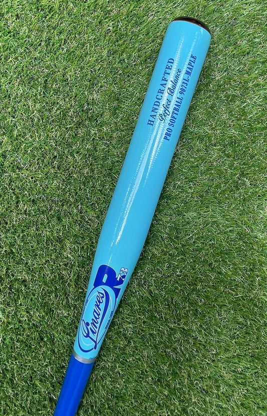 Perfect Balance MAPLE SOFTBALL Bat 9073L Royal Blue / Baby Blue- 34in