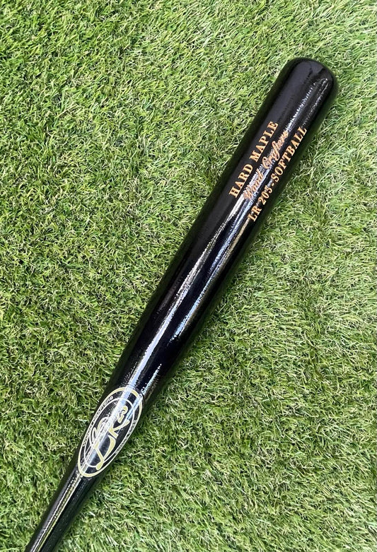 LR23 MAPLE SOFTBALL Bat LR205 Full Black - 33.5in