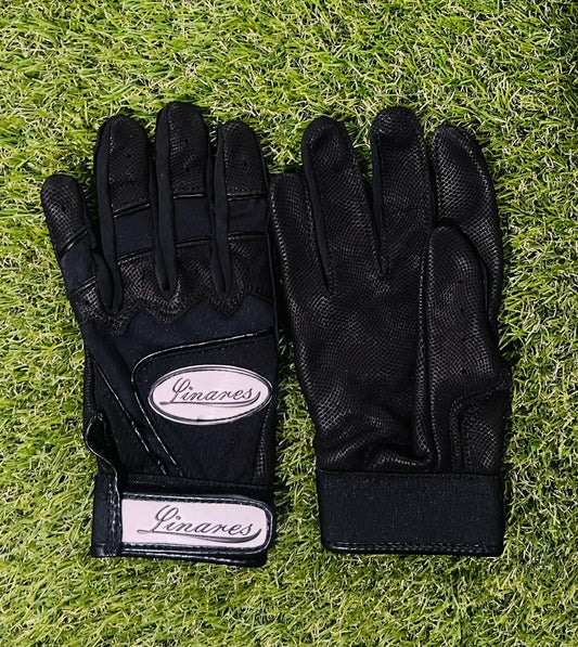 Black Batting Gloves- M and L