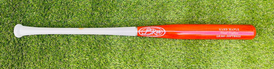 LR23 MAPLE SOFTBALL Bat LR205 Light Gray/ Orange - 33in